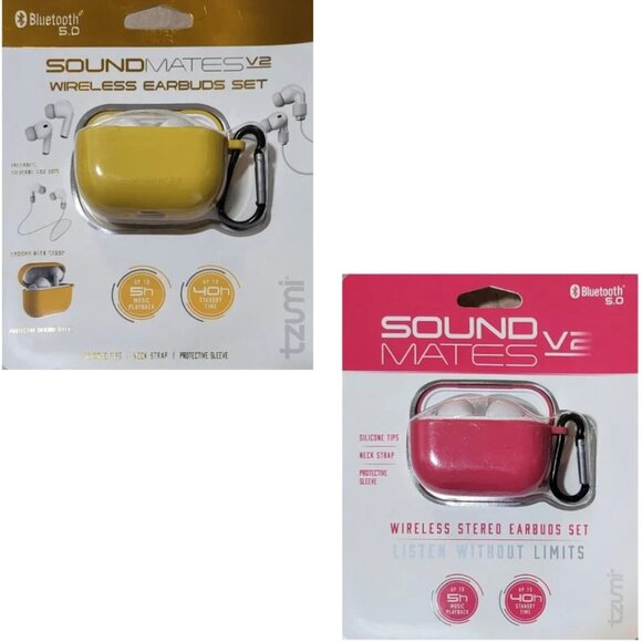 Other - Tzumi SoundMates V2 Wireless Earbuds Set Set of 2
